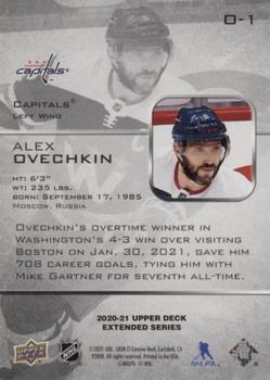 2020-21 Upper Deck - Ovation #O-1 Alex Ovechkin Back