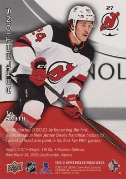 2020-21 Upper Deck - Triple Dimensions Reflections #27 Ty Smith Back
