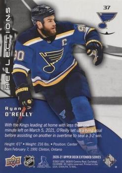 2020-21 Upper Deck - Triple Dimensions Reflections #37 Ryan O'Reilly Back