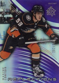2020-21 Upper Deck - Triple Dimensions Reflections Amethyst #1 Maxime Comtois Front