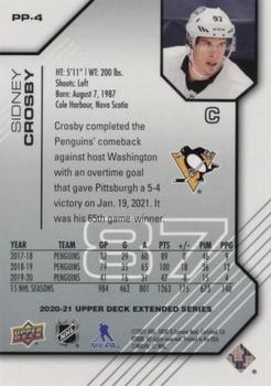 2020-21 Upper Deck - Pros & Prospects #PP-4 Sidney Crosby Back