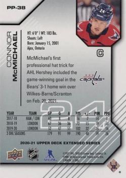 2020-21 Upper Deck - Pros & Prospects #PP-38 Connor McMichael Back