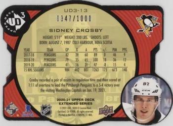 2020-21 Upper Deck - UD3 #UD3-13 Sidney Crosby Back