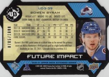 2020-21 Upper Deck - UD3 #UD3-39 Bowen Byram Back