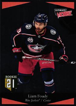 2020-21 Upper Deck - Ultimate Victory #UV-30 Liam Foudy Front