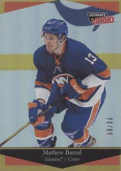 2020-21 Upper Deck - Ultimate Victory Gold #UV-11 Mathew Barzal Front