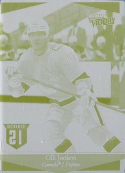 2020-21 Upper Deck - Ultimate Victory Printing Plates Yellow #UV-27 Olli Juolevi Front