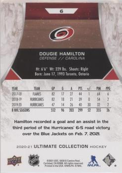 2020-21 Upper Deck Ultimate Collection #6 Dougie Hamilton Back