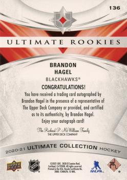 2020-21 Upper Deck Ultimate Collection #136 Brandon Hagel Back