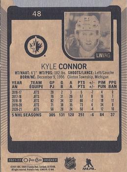 2021-22 O-Pee-Chee #48 Kyle Connor Back