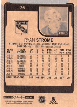 2021-22 O-Pee-Chee #76 Ryan Strome Back