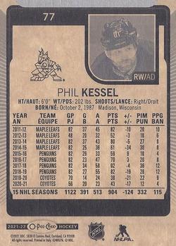 2021-22 O-Pee-Chee #77 Phil Kessel Back