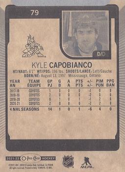 2021-22 O-Pee-Chee #79 Kyle Capobianco Back