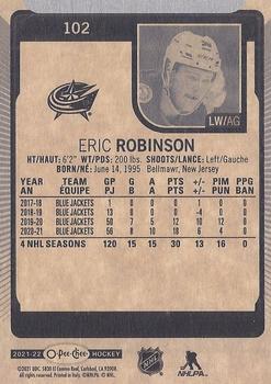2021-22 O-Pee-Chee #102 Eric Robinson Back