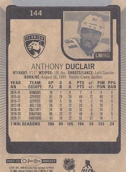 2021-22 O-Pee-Chee #144 Anthony Duclair Back