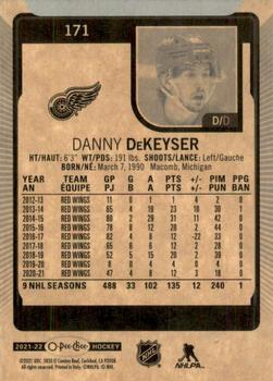 2021-22 O-Pee-Chee #171 Danny DeKeyser Back