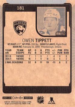 2021-22 O-Pee-Chee #181 Owen Tippett Back