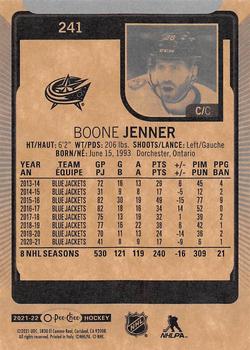 2021-22 O-Pee-Chee #241 Boone Jenner Back