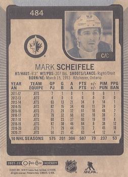 2021-22 O-Pee-Chee #484 Mark Scheifele Back