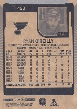 2021-22 O-Pee-Chee #493 Ryan O'Reilly Back