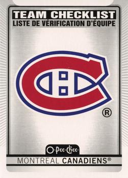 2021-22 O-Pee-Chee #566 Montreal Canadiens Front