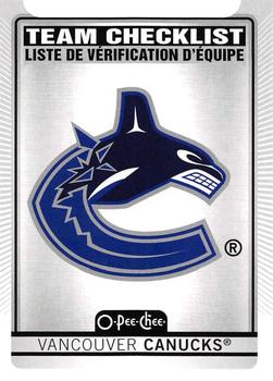2021-22 O-Pee-Chee #578 Vancouver Canucks Front
