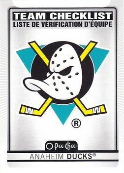 2021-22 O-Pee-Chee #551b Anaheim Ducks Front