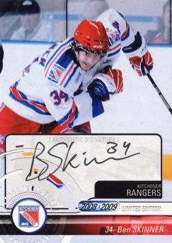 2008-09 Extreme Kitchener Rangers (OHL) Autographs #20 Ben Skinner Front