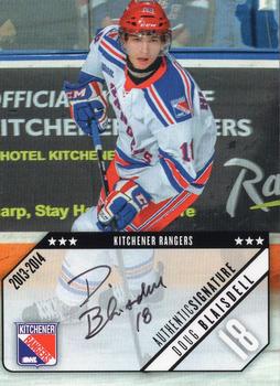2013-14 Extreme Kitchener Rangers (OHL) Autographs #22 Doug Blaisdell Front