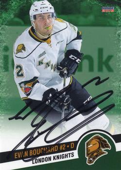 2018-19 Choice London Knights (OHL) Autographs #2 Evan Bouchard Front