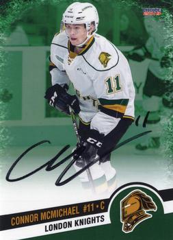 2018-19 Choice London Knights (OHL) Autographs #14 Connor McMichael Front