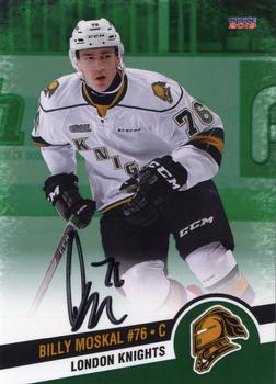 2018-19 Choice London Knights (OHL) Autographs #15 Billy Moskal Front