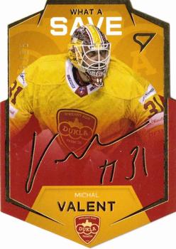2020-21 SportZoo Tipos Extraliga 2. Seria - What A Save Gold #WS-09 Michal Valent Front