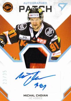 2020-21 SportZoo Tipos Extraliga 2. Seria - Autographed Patch #AP-05 Michal Chovan Front