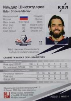 2020-21 Sereal KHL 13th Season Collection - Red #NKH-014 Ildar Shiksatdarov Back
