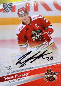 2020-21 Sereal KHL 13th Season Collection - Autograph Collection #KRS-A06 Luke Lockhart Front