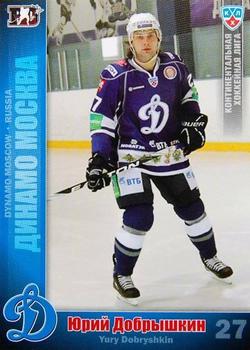 2010-11 Russian KHL #DYN-22 Yuri Dobryshkin Front