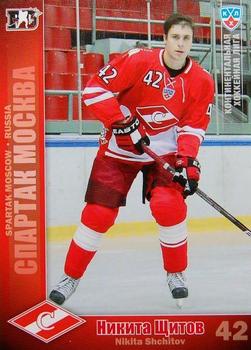 2010-11 Russian KHL #SPR-22 Nikita Schitov Front