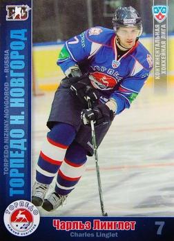 2010-11 Russian KHL #TOR-4 Charles Linglet Front