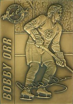 1995 Highland Mint Mint-Card Hockey Legends - Bronze #1 Bobby Orr Front