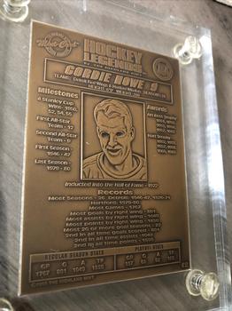 1995 Highland Mint Mint-Card Hockey Legends - Bronze #2 Gordie Howe Back