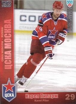 2010-11 Russian KHL - Silver #CSK-6 Karel Pilar Front