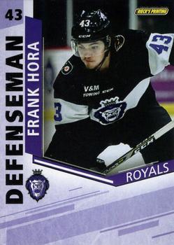 2018-19 Rieck's Printing Reading Royals (ECHL) #20 Frank Hora Front