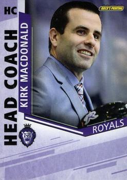 2018-19 Rieck's Printing Reading Royals (ECHL) #23 Kirk MacDonald Front
