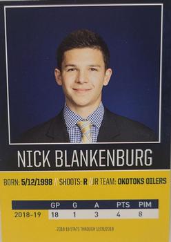 2018-19 Michigan Wolverines (NCAA) #4 Nick Blankenburg Back