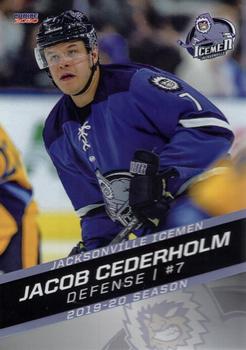 2019-20 Choice Jacksonville Icemen (SPHL) #04 Jacob Cederholm Front