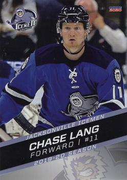 2019-20 Choice Jacksonville Icemen (SPHL) #08 Chase Lang Front