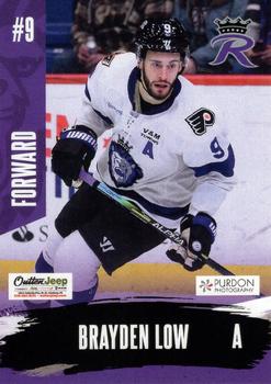 2019-20 Rieck's Printing Reading Royals (ECHL) #6 Brayden Low Front