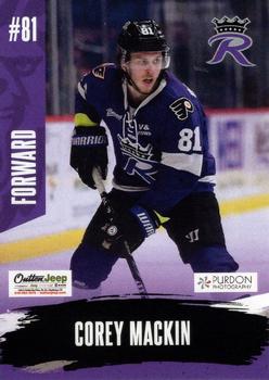 2019-20 Rieck's Printing Reading Royals (ECHL) #23 Corey Mackin Front