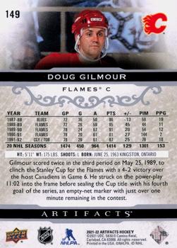 2021-22 Upper Deck Artifacts #149 Doug Gilmour Back